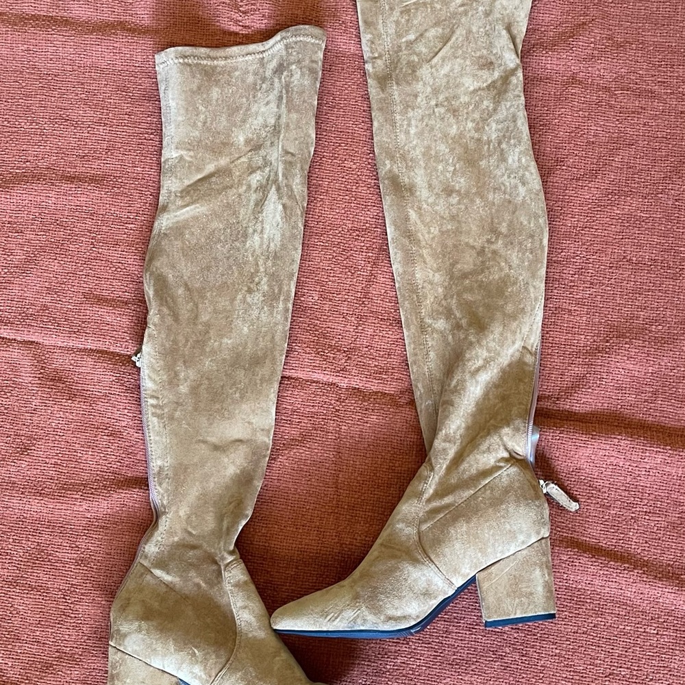 Tan Over-the-Knee Women's Boots